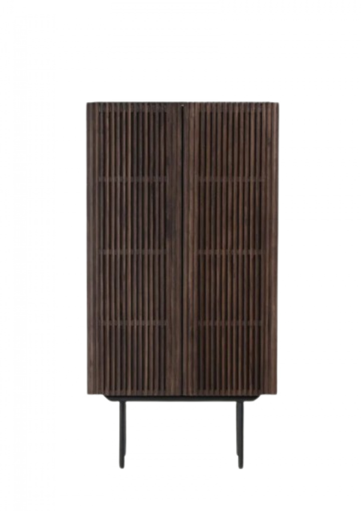 Banco alto \'Louvre\' - Nogal en el grupo Muebles / Estantes y almacenamiento / Armarios y aparadores con Reforma (NJ9874-SO)