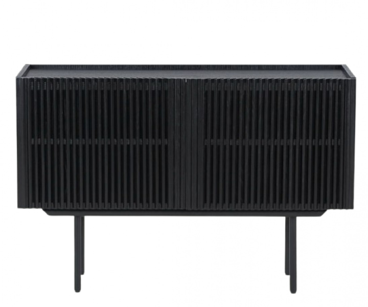 Mesa lateral \'Louvre\' - Negro en el grupo Muebles / Estantes y almacenamiento / Buffets con Reforma (NJ9875-BO)