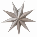 Estrella de Adviento \'Boris\' - Gris oscuro