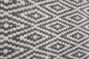 Alfombra \'Cozy Luxury\' 90x200cm - Gris/Blanco