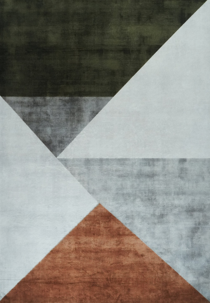 Alfombra \'Evanille\' - Gris/Multicolor en el grupo Decoración / Alfombras con Reforma (RG01-12)