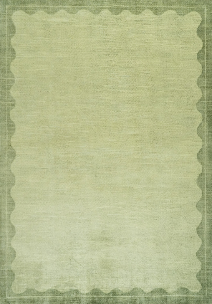 Alfombra \'Lunelle\' - Verde claro en el grupo Decoración / Alfombras con Reforma (RG01-27)
