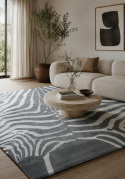 Alfombra \'Marovi\' - Gris/Blanco