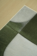 Alfombra \'Merano\' - Verde/Beige
