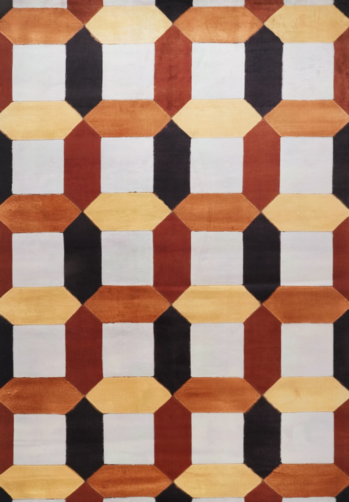 Alfombra \'Oralia\' - Blanco/Multicolor en el grupo Decoración / Alfombras con Reforma (RG01-855)