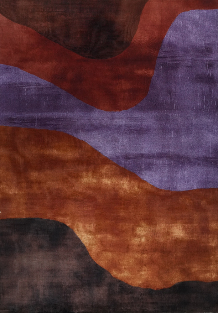 Alfombra \'Amavira\' - Morado/Rojo en el grupo Alfombras con Reforma (RG20004)