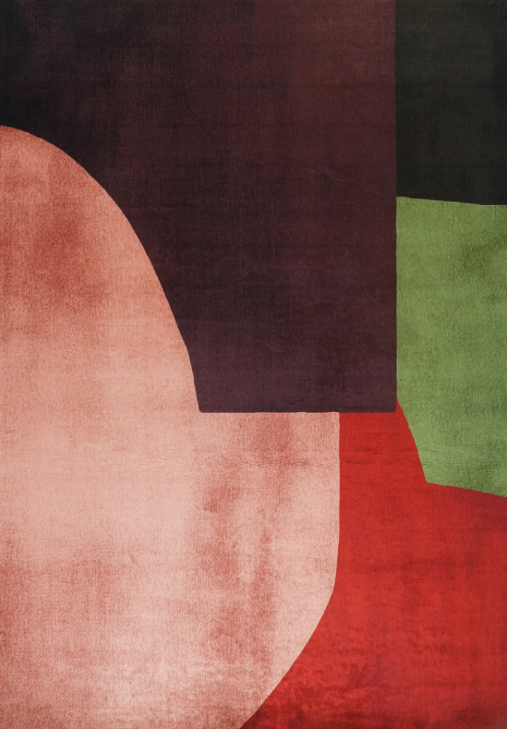 Alfombra \'Savelle\' 200x280 cm - Rojo/Multicolor en el grupo Decoración / Alfombras con Reforma (RG203)