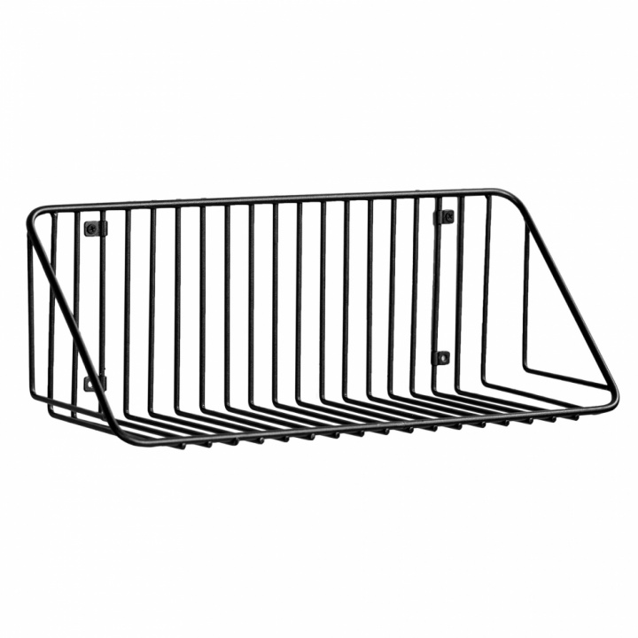 Estante de pared \'Strings\' - Negro/Metal en el grupo Muebles / Estantes y almacenamiento / Estantes de pared con Reforma (RH2012-40)