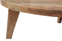 Mesa de centro Vintage Redonda 65cm - Natural