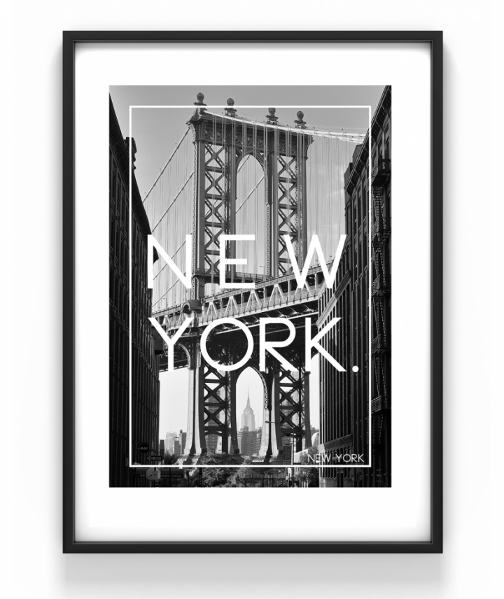 Póster Nueva York Foto 30x40cm en el grupo Decoración / Decoración / Cuadros y pósters con Reforma (S20r)