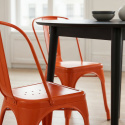 Silla \'Montmartre\' - Naranja lacado