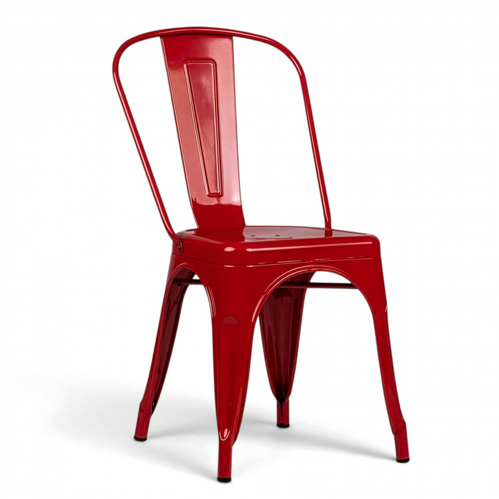 Silla \'Montmartre\' - Rojo lacado en el grupo Muebles / Muebles para sentarse / Sillas con Reforma (SM-1027C-red)