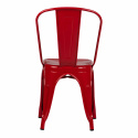 Silla \'Montmartre\' - Rojo lacado