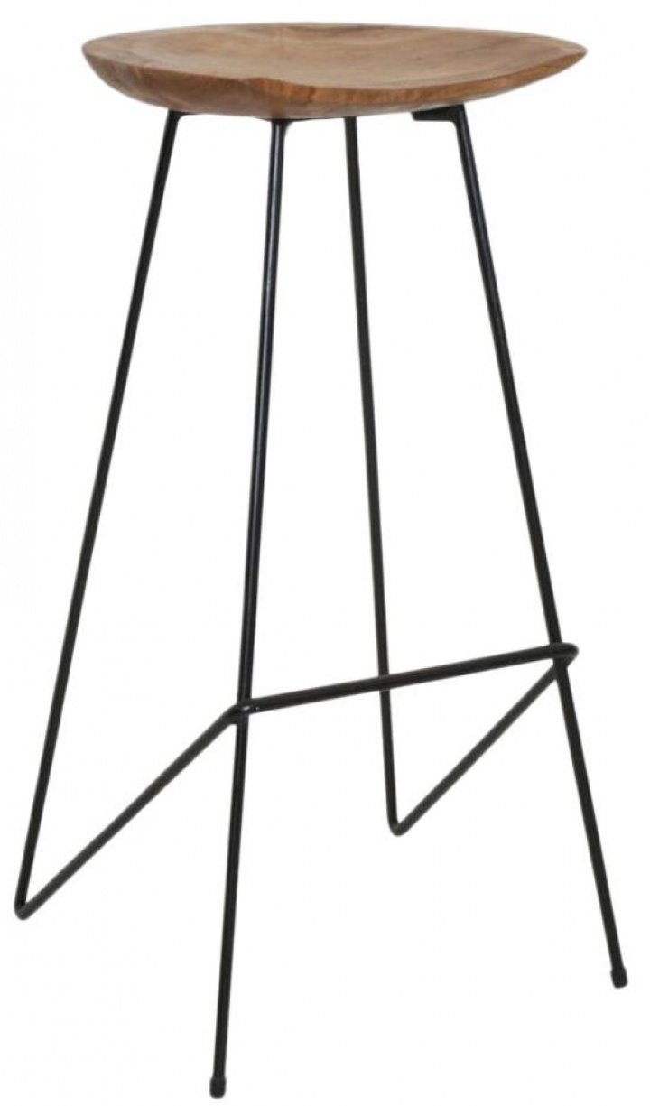 Taburete \'Teak\' 77cm - Naur en el grupo Muebles / Muebles para sentarse / Taburetes con Reforma (STLO00035)