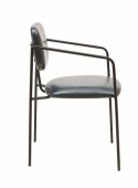 Silla con brazos \'Ebba\' - Gris oscuro