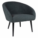 Sillón \'Puffy\' - Gris oscuro/Teddy