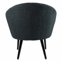 Sillón \'Puffy\' - Gris oscuro/Teddy