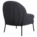 Sillón \'Gori\' - Gris oscuro/Bouclé