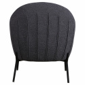 Sillón \'Gori\' - Gris oscuro/Bouclé