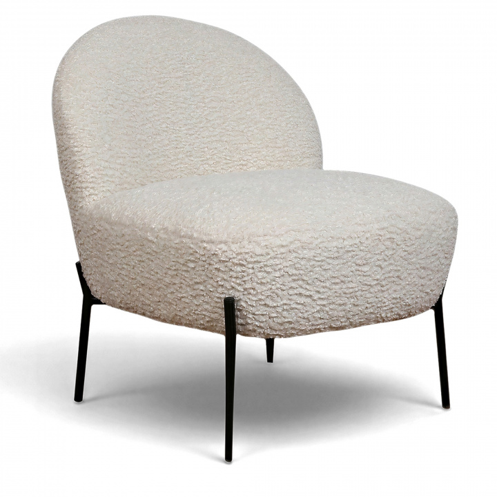 Sill&oacute;n \'Gori\' - Blanco/Teddy en el grupo Muebles / Muebles para sentarse / Sillones con Reforma (T8044-white)