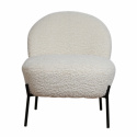 Sillón \'Gori\' - Blanco/Teddy