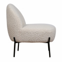 Sillón \'Gori\' - Blanco/Teddy