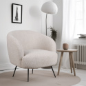 Sillón \'Capri\' - Beige/Bouclé
