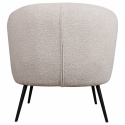 Sillón \'Capri\' - Beige/Bouclé