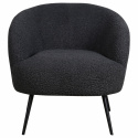 Sill&oacute;n \'Capri\' - Gris/Boucl&eacute;
