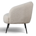 Sill&oacute;n \'Capri\' - Blanco/Boucl&eacute;