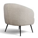 Sill&oacute;n \'Capri\' - Blanco/Boucl&eacute;