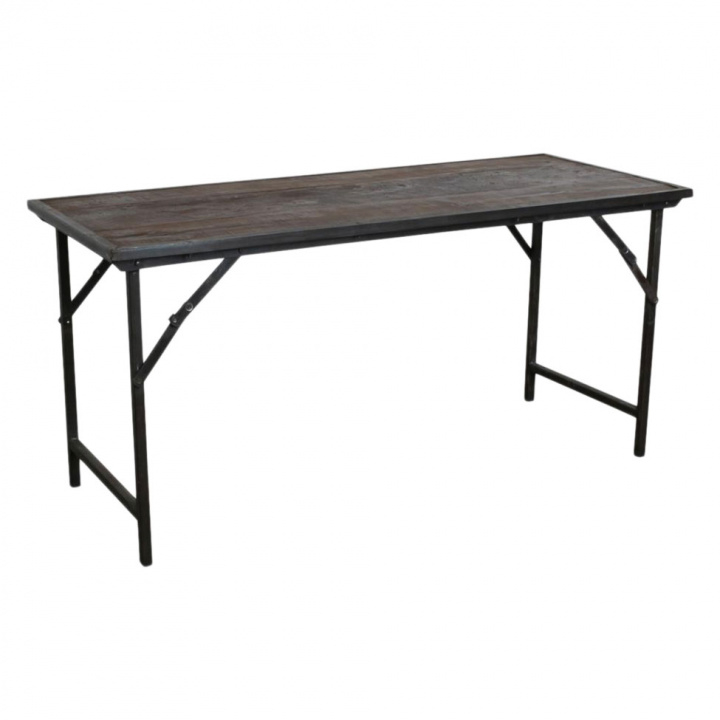 Mesa de comedor \'Factory\' 153x62cm - Marrón/Negro en el grupo Habitaciones con Reforma (TAFW00091)