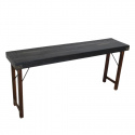 Mesa auxiliar Vintage 170x40cm - Negro