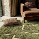 Alfombra Tipo Rya \'Kiberg Handwoven Wool\' - Verde