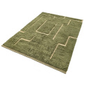 Alfombra Tipo Rya \'Kiberg Handwoven Wool\' - Verde