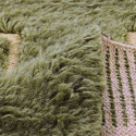 Alfombra Tipo Rya \'Kiberg Handwoven Wool\' - Verde