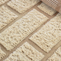 Alfombra Tipo Rya \'Lana tejida a mano Leknes\' - Beige