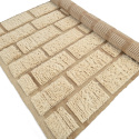 Alfombra Tipo Rya \'Lana tejida a mano Leknes\' - Beige