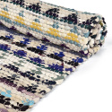 Alfombra de trapo \'Lindby\' - Multicolor/azul