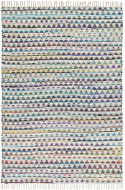 Alfombra de trapo \'Lindby\' - Multicolor/azul