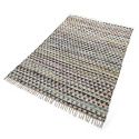 Alfombra de trapo \'Lindby\' - Multicolor/azul