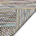 Alfombra de trapo \'Lindby\' - Multicolor/azul