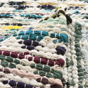 Alfombra de trapo \'Lindby\' - Multicolor/azul