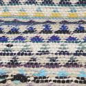 Alfombra de trapo \'Lindby\' - Multicolor/azul