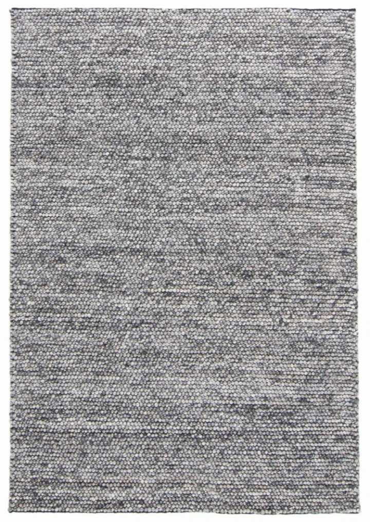Alfombra de lana \'Avafors Wool Bubble\' 70x140cm - Gris en el grupo Decoración / Alfombras / Alfombras de lana con Reforma (V10163755)