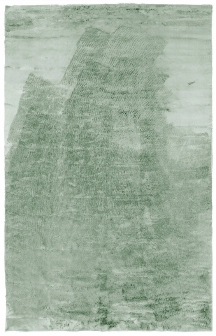 Alfombra \'Aranga Super Soft Fur\' 80x250cm - Verde en el grupo Decoración / Alfombras / Alfombras de ryas con Reforma (V10185029)