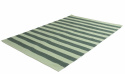 Alfombra de algodón \'Nilo\' 80x200cm - Verde