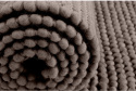 Alfombra de lana \'Avafors Wool Bubble\' 240x240cm - Marr&oacute;n