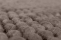 Alfombra de lana \'Avafors Wool Bubble\' 240x240cm - Marr&oacute;n