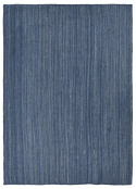 Alfombra de yute \'Amasia\' - Azul